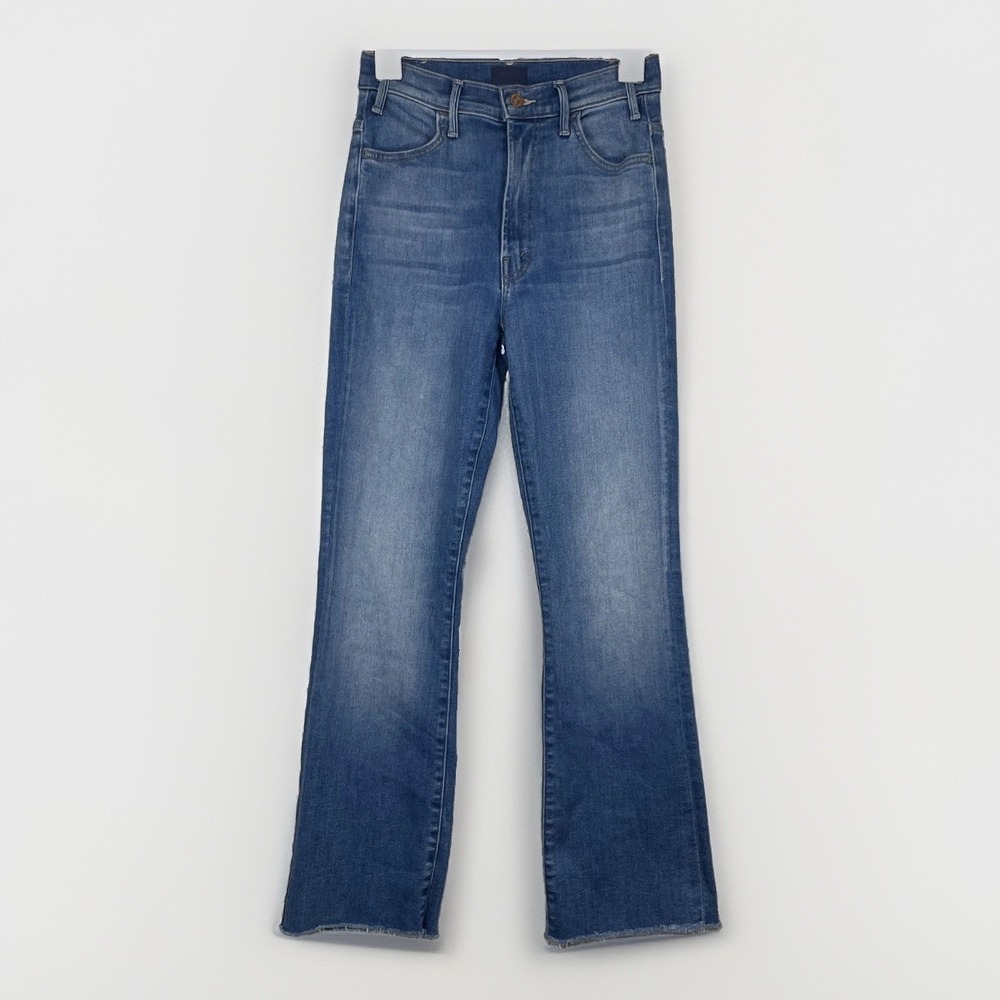 Mother Size 26 The Hustler Ankle Fray Denim Jean Wash No Promises Style Q117-686